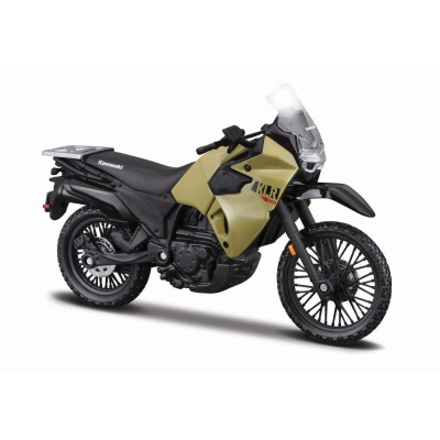Maisto motocicleta metalica editie speciala kawasaki klr650 scara 1 la 18