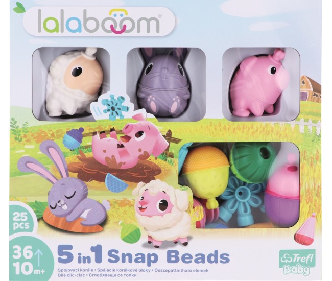 Lalaboom joc de dezvoltare bebe montessori 25 piese Lalaboom joc de dezvoltare bebe montessori 25 piese