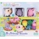 Lalaboom joc de dezvoltare bebe montessori 25 piese Lalaboom joc de dezvoltare bebe montessori 25 piese