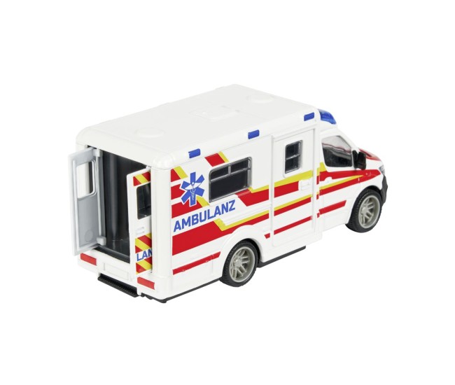 Majorette ambulanta metalica mercedes benz sprinter scara 1 la 43 Majorette ambulanta metalica mercedes benz sprinter scara 1 la 43