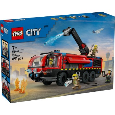 Lego city autospeciala de pompieri la aeroport 60499