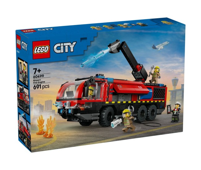 Lego city autospeciala de pompieri la aeroport 60499
