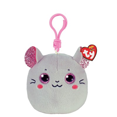 Plus breloc ty 8.5cm squishy beanies soricel catnip