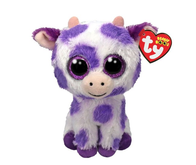 Plus ty 15cm boos ethel vacuta cu pete mov Plus ty 15cm boos ethel vacuta cu pete mov