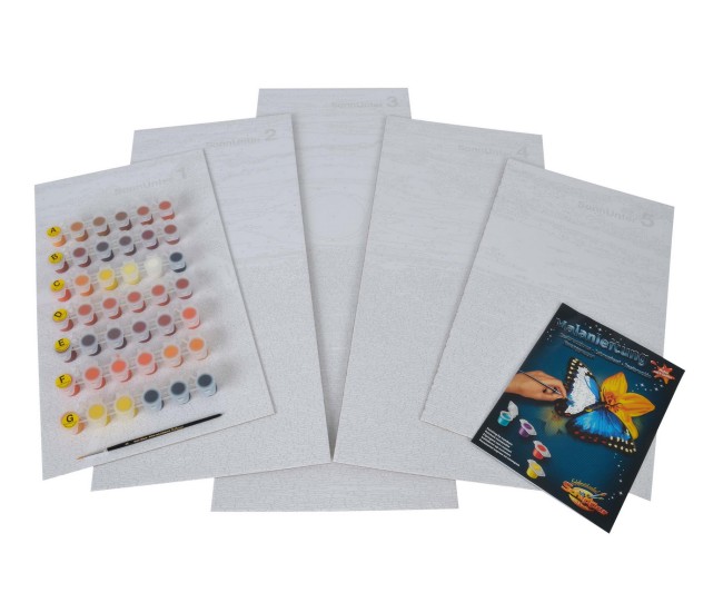 Kit pictura pe numere schipper apus in caraibe, 5 tablouri Kit pictura pe numere schipper apus in caraibe, 5 tablouri