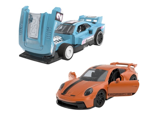 Hot wheels set 2 masinute metalice pull back gt-scorcher si porsche 911 gt3 1:43 Hot wheels set 2 masinute metalice pull back gt-scorcher si porsche 911 gt3 1:43