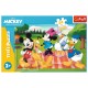 Puzzle trefl 24 maxi disney mickey mouse si prietenii preferatul lui mickey