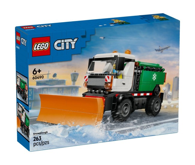 Lego city vehicul cu plug de zapada 60490 Lego city vehicul cu plug de zapada 60490