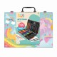 Happi hobbi art case set de desen deluxe cu 100 de accesorii unicorn Happi hobbi art case set de desen deluxe cu 100 de accesorii unicorn