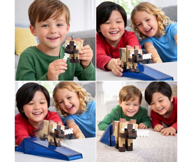 Minecraft craft a block figurina lup 8cm