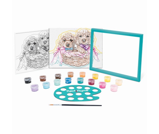 Picteaza si inrameaza catelusi adorabili