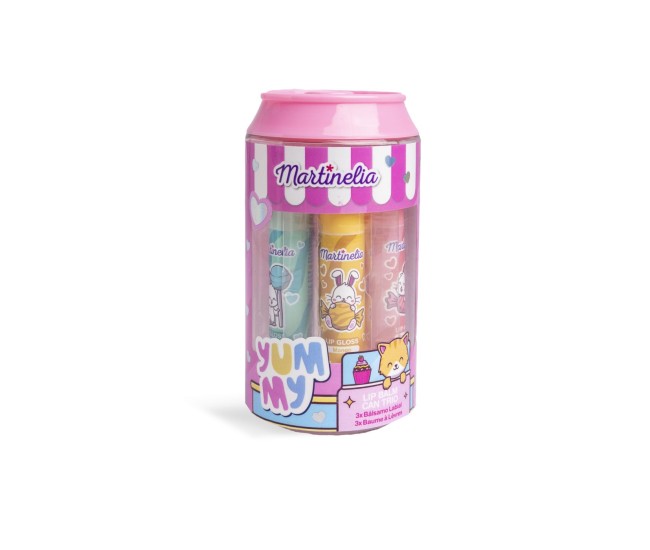 Martinelia yummy set 3 balsamuri de buze in forma de cutie de suc Martinelia yummy set 3 balsamuri de buze in forma de cutie de suc