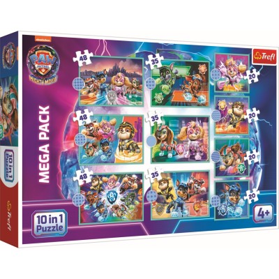 Puzzle trefl 10in1 patrula catelusilor echipa cateilor