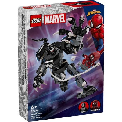 Lego super heroes armura de robot a lui venom vs miles morales 76276