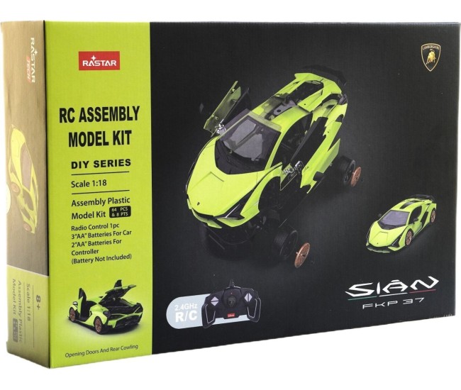 Masinuta construibila cu telecomanda lamborghini sian fkp 37 scara 1 la 18 Masinuta construibila cu telecomanda lamborghini sian fkp 37 scara 1 la 18
