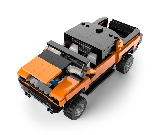Masinuta construibila hummer ev scara 1 la 30 Masinuta construibila hummer ev scara 1 la 30