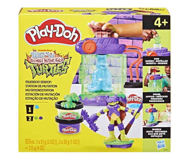 Play doh povestiri cu testoase ninja adolescente mutante set plastelina statie de mutatii Play doh povestiri cu testoase ninja adolescente mutante set plastelina statie de mutatii