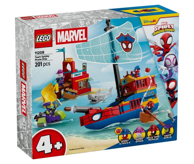Lego marvel corabia de pirati a echipei lui spidey 11208