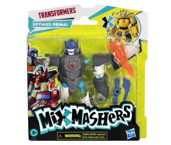 Transformers mix mashers figurina optimus primal 12cm si accesorii Transformers mix mashers figurina optimus primal 12cm si accesorii