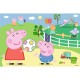 Puzzle trefl 60 peppa pig distractie cu prietenii Puzzle trefl 60 peppa pig distractie cu prietenii