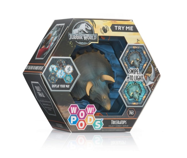 Wow! pods - dino triceratrops si cu efecte sonore Wow! pods - dino triceratrops si cu efecte sonore