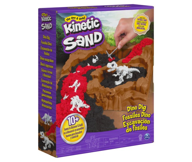 Set kinetic sand dino santierul arheologic Set kinetic sand dino santierul arheologic