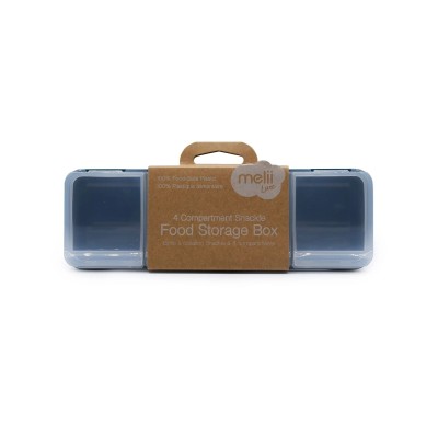 Cutie snack 4 compartimente, melii luxe, blue Cutie snack 4 compartimente, melii luxe, blue