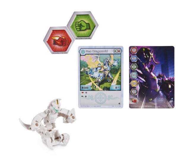 Bakugan s4 bila clasica neo dragonoid alb
