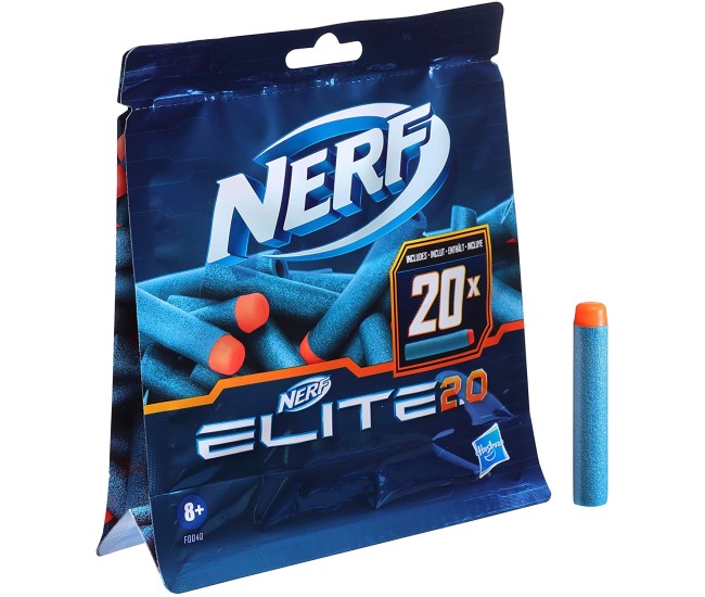 Nerf elite munitie 2.0 refill 20 piese Nerf elite munitie 2.0 refill 20 piese