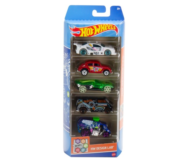 Set 5 masini hot wheels design lab