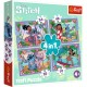 Puzzle trefl 4in1 stitch ziua fermecata Puzzle trefl 4in1 stitch ziua fermecata
