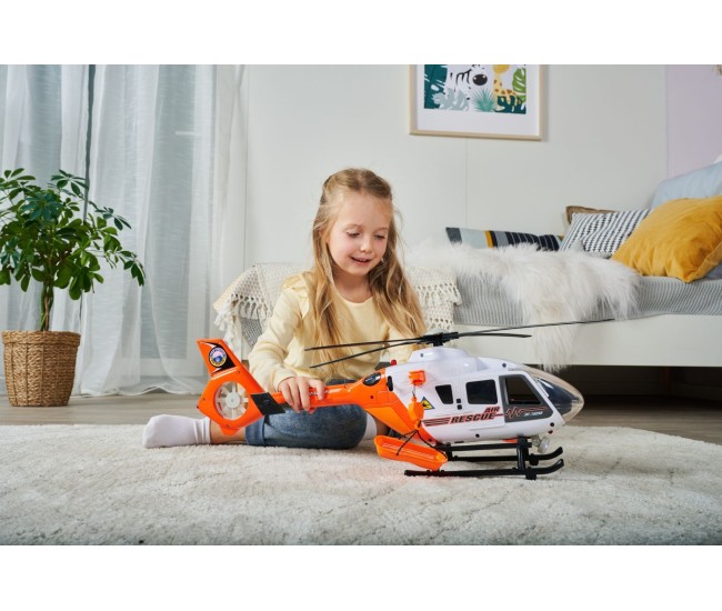 Dickie elicopter de salvare motorizat cu accesorii 64cm Dickie elicopter de salvare motorizat cu accesorii 64cm