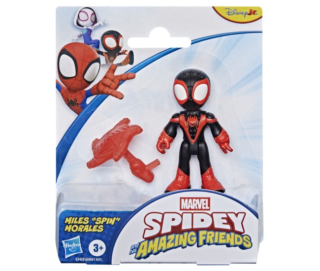 Marvel spidey si prietenii sai uimitori set figurina miles morales si accesorii