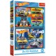 Puzzle trefl 2x70 hot wheels masini Puzzle trefl 2x70 hot wheels masini