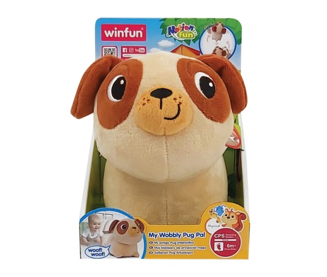 Winfun jucarie interactiva catelus pug Winfun jucarie interactiva catelus pug