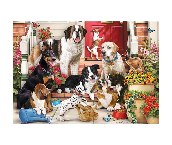 Puzzle trefl 1000 forme ascunse catelusii draguti Puzzle trefl 1000 forme ascunse catelusii draguti