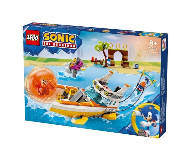 Lego sonic barca de aventuri a lui tails 76997 Lego sonic barca de aventuri a lui tails 76997