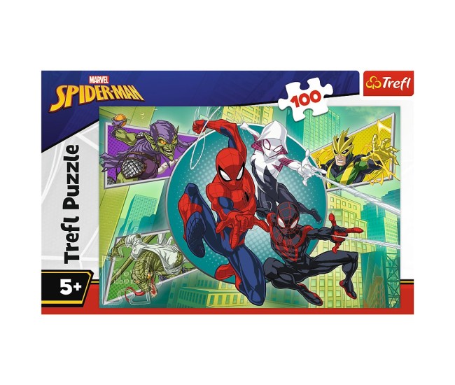 Puzzle trefl 100 marvel spiderman masca lui spiderman Puzzle trefl 100 marvel spiderman masca lui spiderman