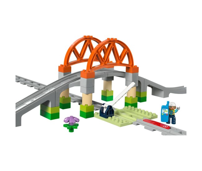 Lego duplo set de extindere pod cu sine de cale ferata 10426 Lego duplo set de extindere pod cu sine de cale ferata 10426