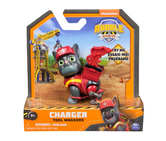 Patrula catelusilor rubble and crew figurina charger 5cm Patrula catelusilor rubble and crew figurina charger 5cm