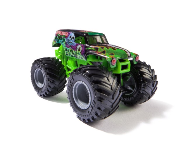 Monster jam masinuta metalica grave digger scara 1 la 64 Monster jam masinuta metalica grave digger scara 1 la 64
