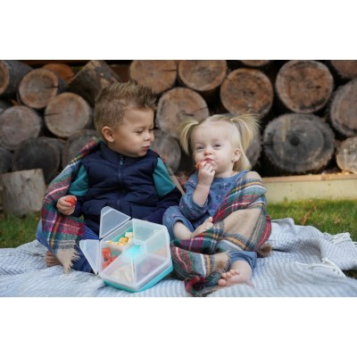 Cutie snack hexagon snackle 6 compartmente, melii, pink Cutie snack hexagon snackle 6 compartmente, melii, pink