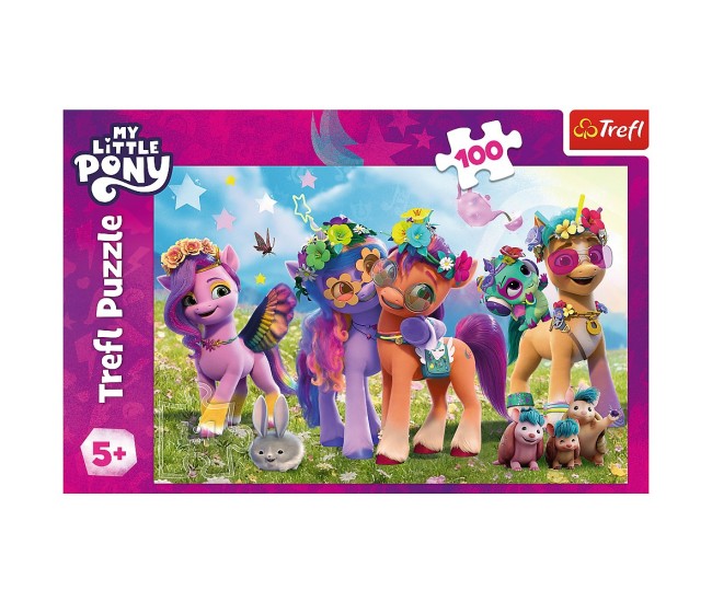 Puzzle trefl 100 my little pony poneii amuzanti