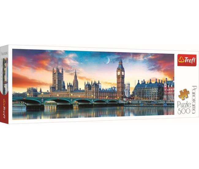 Puzzle trefl 500 panorama big ben Puzzle trefl 500 panorama big ben