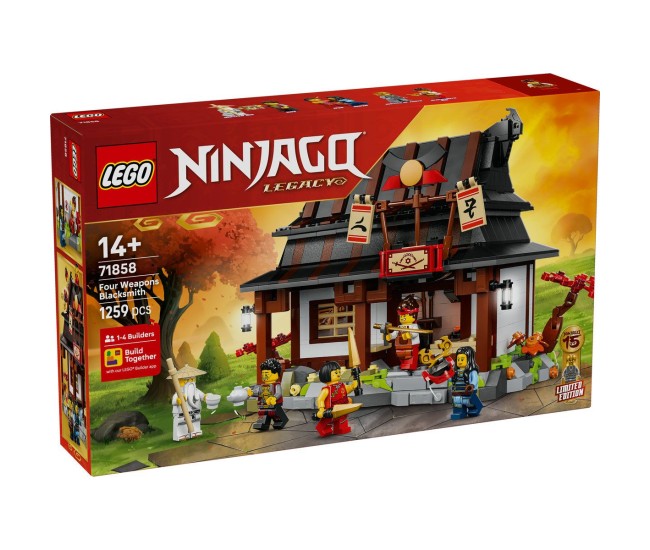 Legi ninjago fierarul patru arme la a 15 a aniversare 71858 Legi ninjago fierarul patru arme la a 15 a aniversare 71858