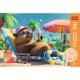 Puzzle trefl 100 relaxare in stil capibara Puzzle trefl 100 relaxare in stil capibara