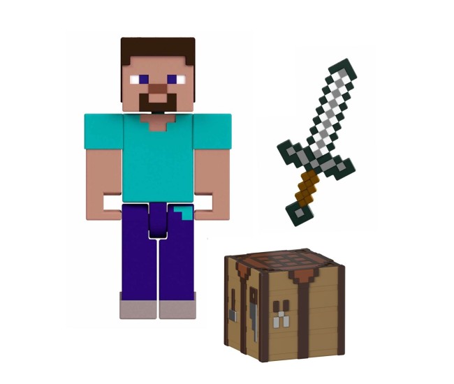 Minecraft craft a block figurina steve 8cm Minecraft craft a block figurina steve 8cm