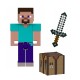 Minecraft craft a block figurina steve 8cm Minecraft craft a block figurina steve 8cm