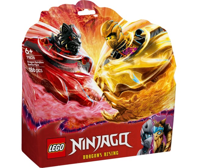 Lego ninjago pachet de lupta cu dragoni spinjitzu 71826 Lego ninjago pachet de lupta cu dragoni spinjitzu 71826