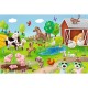 Puzzle trefl 24 maxi babies and the bear animale la ferma Puzzle trefl 24 maxi babies and the bear animale la ferma